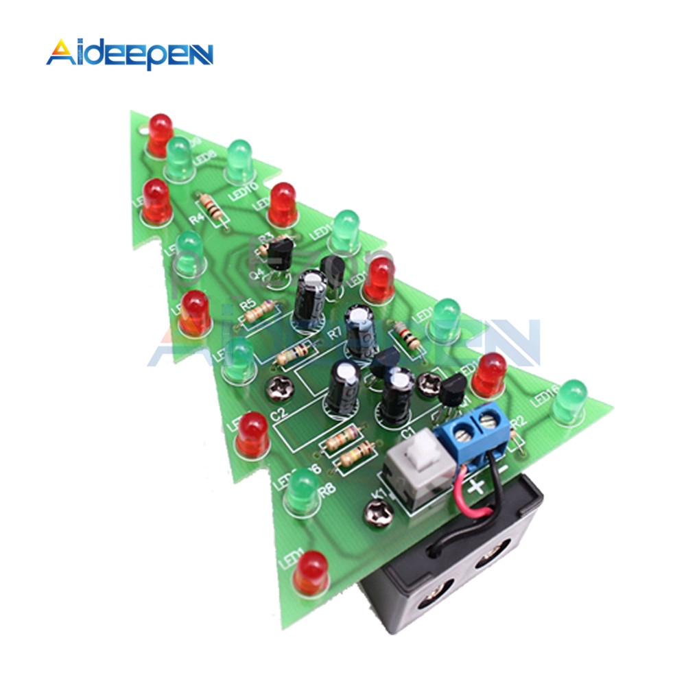 Cây Thông Trang Trí Giáng Sinh 3d Có Đèn Led 7 Màu Độc Đáo | BigBuy360 - bigbuy360.vn