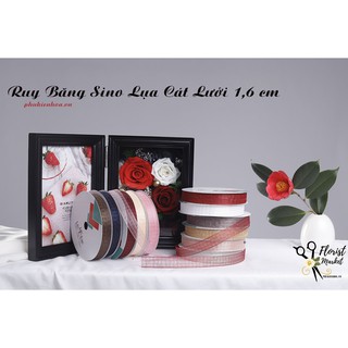 Ruy băng sino lụa cát lưới 1.6cm