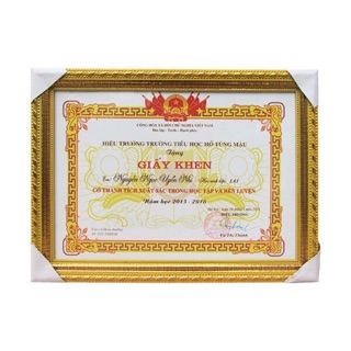 Khung bằng khen khổ giấy A4