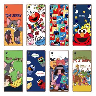 Ốp lưng hoạ tiết Sesame Street hoạt hình dành cho điện thoại Sony Z5 Z4 Z3 Z2 Z1