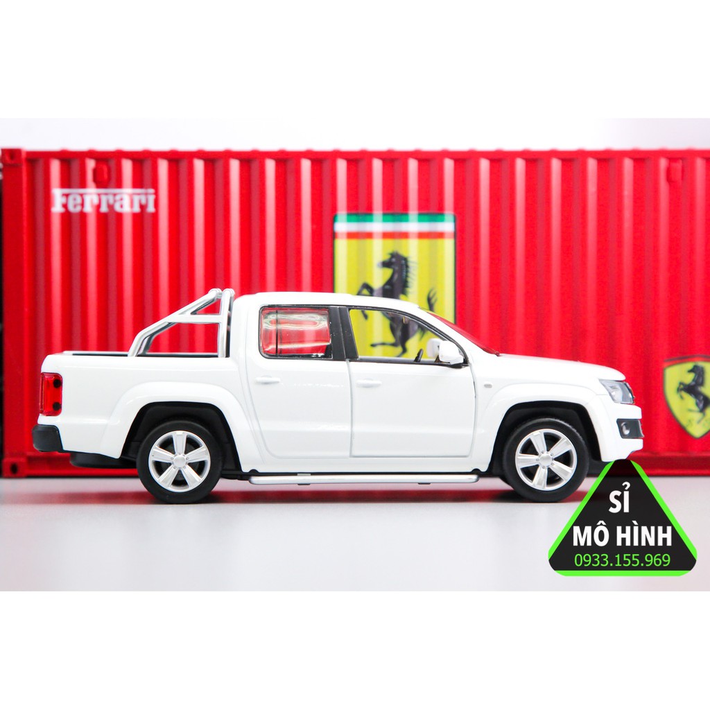 [ Sỉ Mô Hình ] Mô hình xe bán tải Volkswagen Amarok 1:32 Trắng