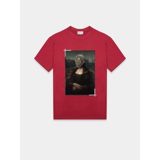 Áo phông cổ tròn unisex KLEINO Masked Monalisa