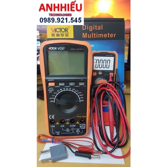Victor VC - 97 đồng hồ vạn năng kỹ thuật số VICTOR VC97 đồng hồ victron VC 97