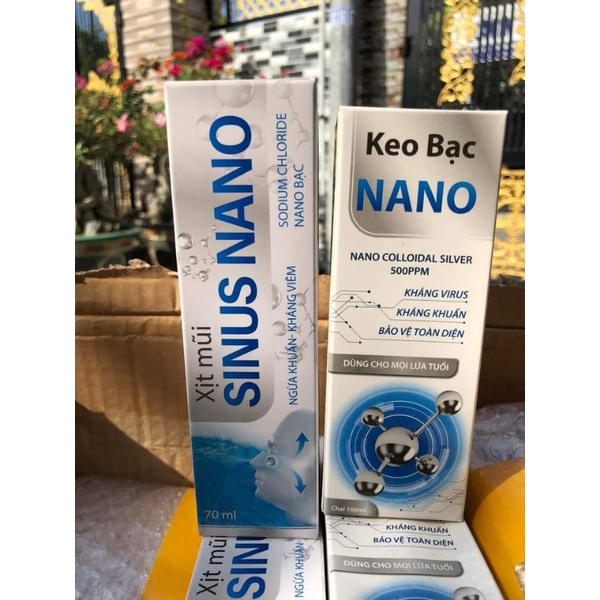 Keo bạc dạng xịt mũi 70ml