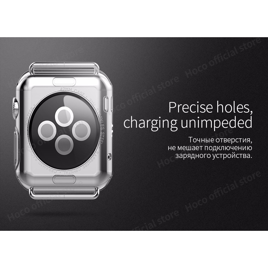 Ốp Lưng Hoco 38 40 42 44mm Cho Đồng Hồ Thông Minh Apple Watch Iwatch 5 4 3 2