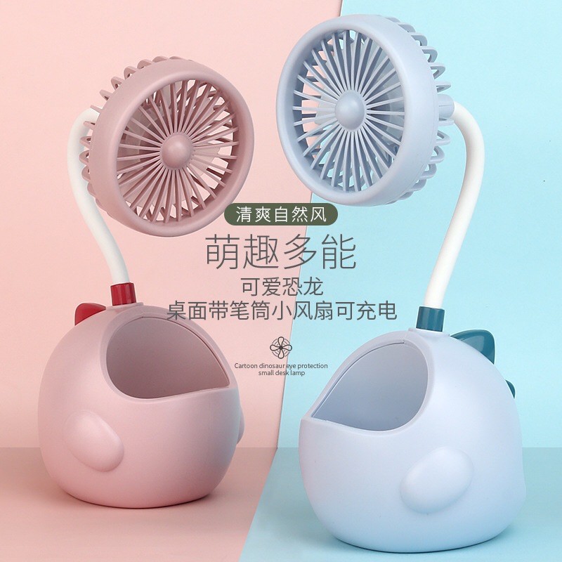 Quạt Mini Tích Điện Để Bàn Tiện Lợi Pin Khoẻ , Quạt Mạnh Hình Thú Dễ Thương | BigBuy360 - bigbuy360.vn