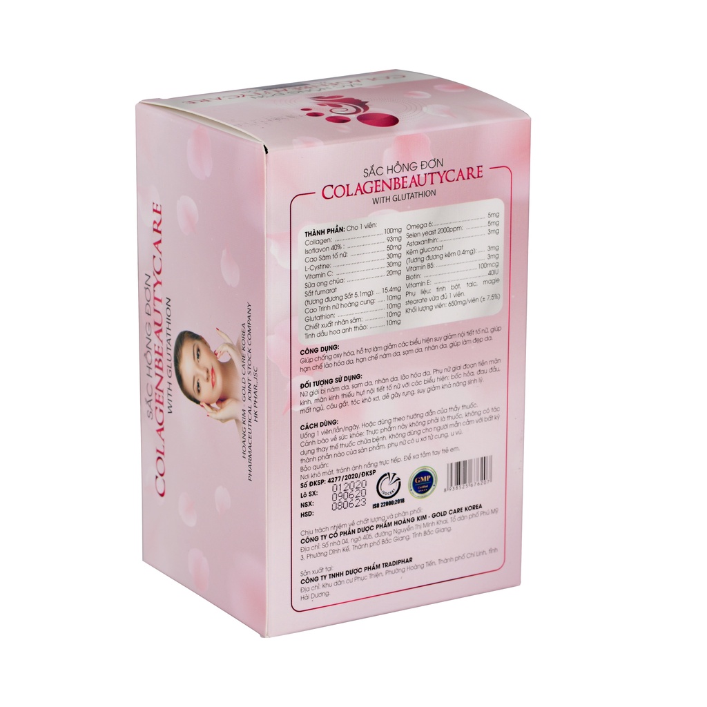 VIÊN UỐNG CÂN BẰNG NỘI TIẾT TỐ NỮ SẮC HỒNG ĐƠN COLLAGENBEAUTYCARE