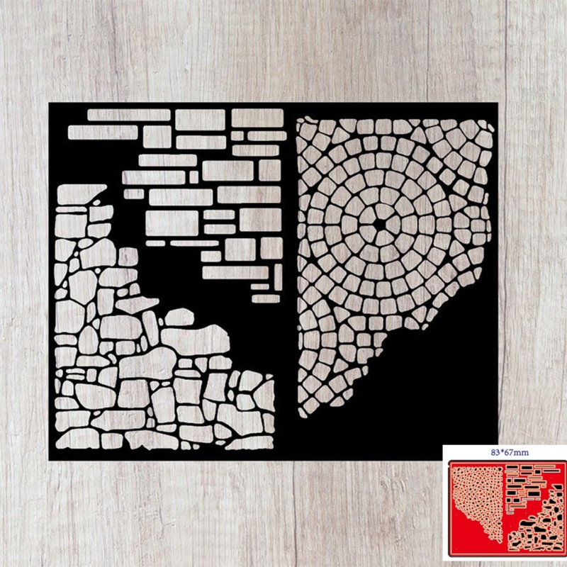 Khuôn cắt thẻ trang trí album hình học bằng kim loại