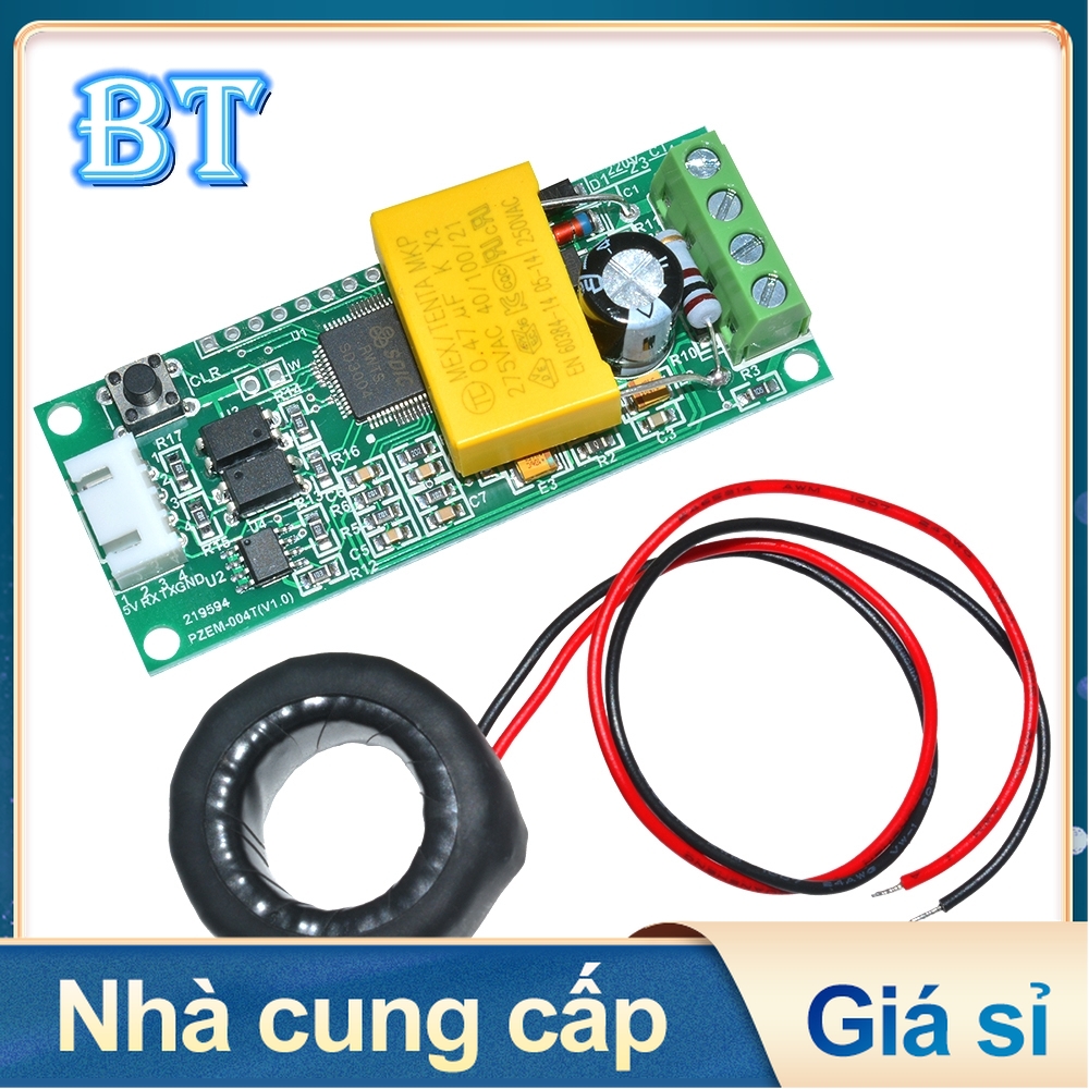 Mô Đun Kiểm Tra Công Suất Đa Năng Pzem-004T Cho Arduino Ttl Com2 / Com3 / Com4 0-100a 80-260v