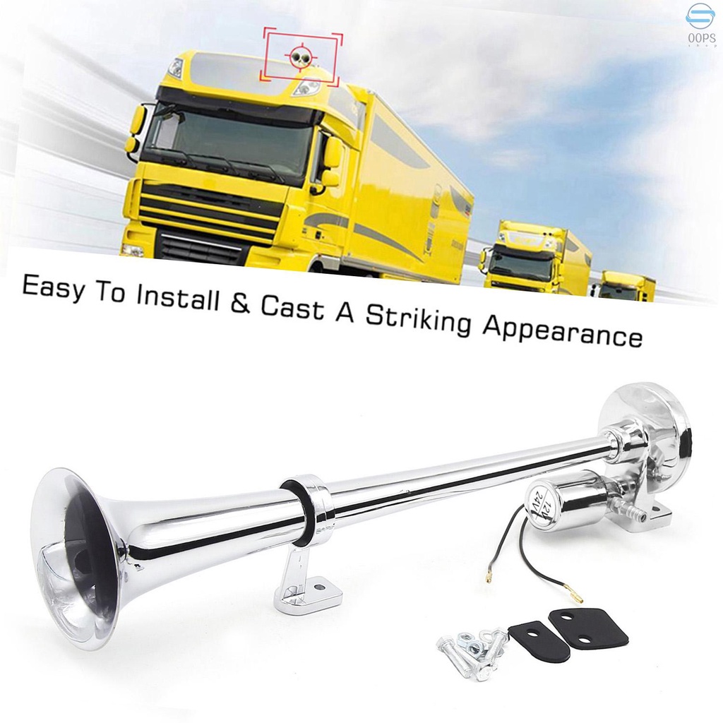 Bộ Kèn Hơi Điện Tử 150dB 12V/24V Thông Dụng Cho Xe Tải/Xe Lửa