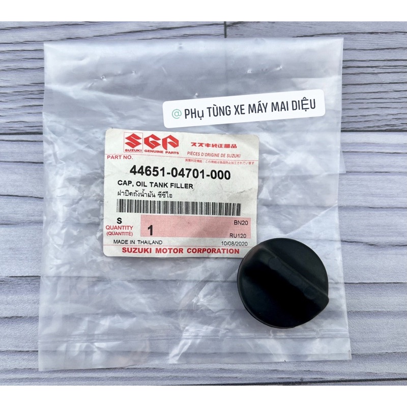 NÚT ĐẬY NẮP NHỚT DƯỚI LỐC NỒI ZIN (SPORT-XIPO-RGV-RGX-SATRIA)