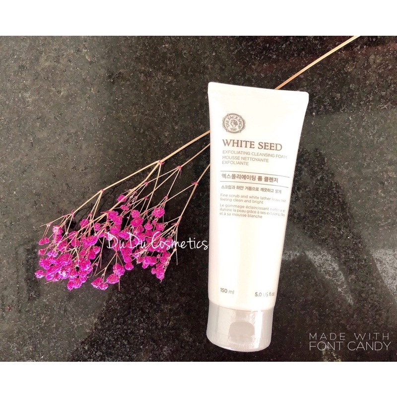 Sữa Rửa Mặt Trắng Sáng Da #THEFACESHOP_WHITE_SEED_EXFOLIATING_CLEANSING_FOAM