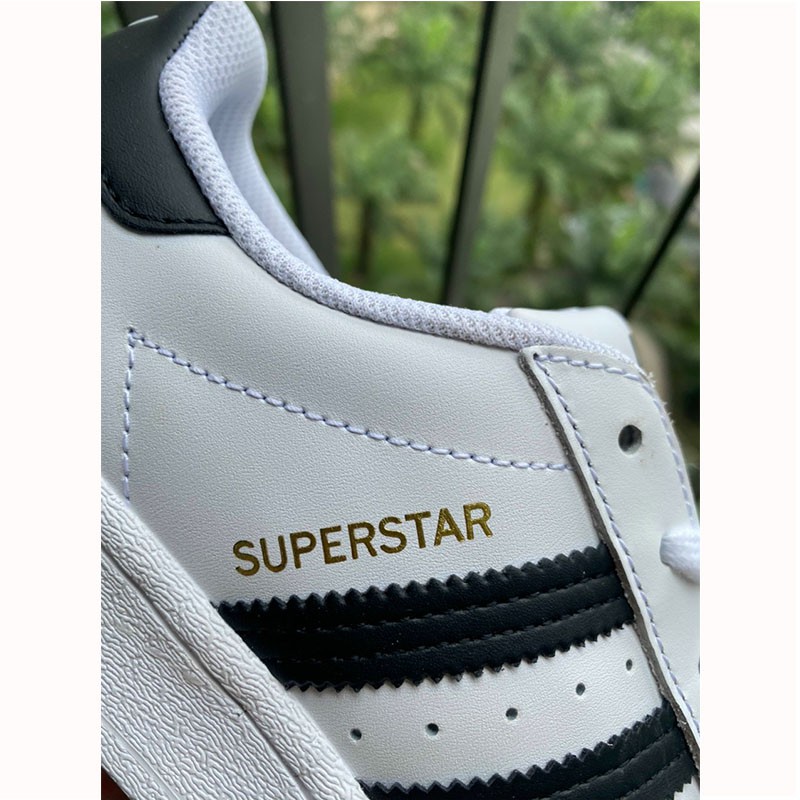 [ẢNH THẬT TỰ CHỤP] Giày Adidas Superstar da miếng kiểu dáng classic lên chân cực đẹp fullbox siêu đẹp