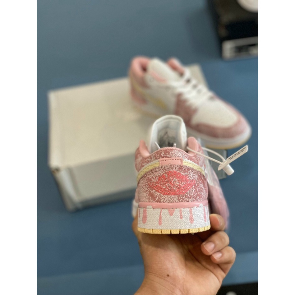 Giày Sneaker Nike_Air_𝐉𝐨𝐫𝐝𝐚𝐧 jd1 Low Hồng Chảy Cổ Thấp Siêu_Cấp -JK*7