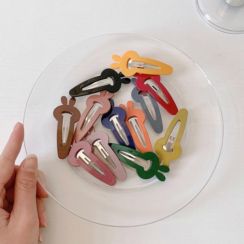 set 6 kẹp bấm tai thỏ