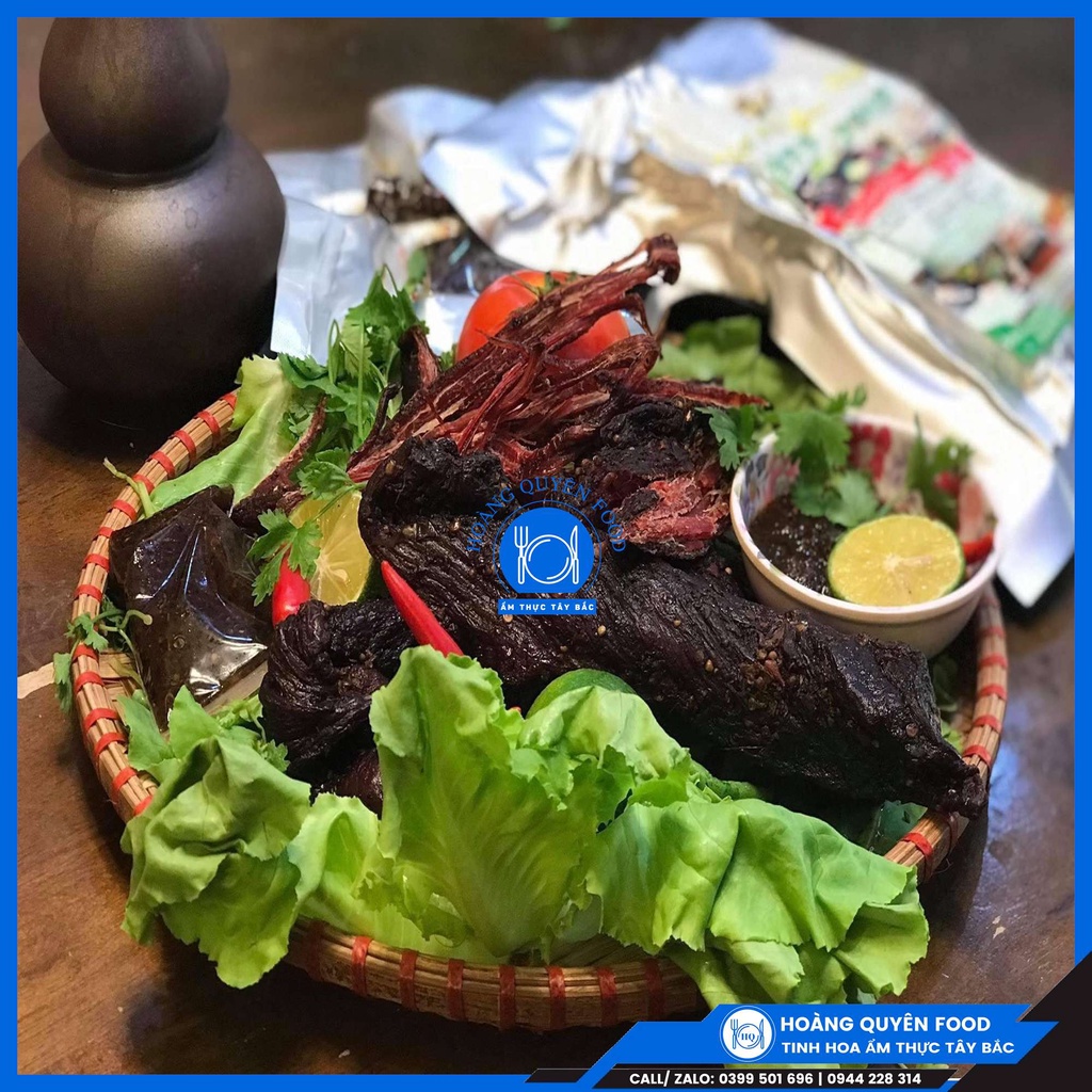 Thịt Trâu Gác Bếp Ẩm Thực Tây Bắc - 500G Tặng Kèm Chẳm Chéo | HQ FOOD | BigBuy360 - bigbuy360.vn