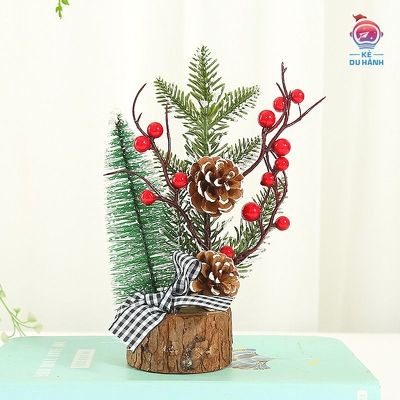 Cây thông Giáng Sinh nhỏ xinh để bàn kẻ du hành 3 size