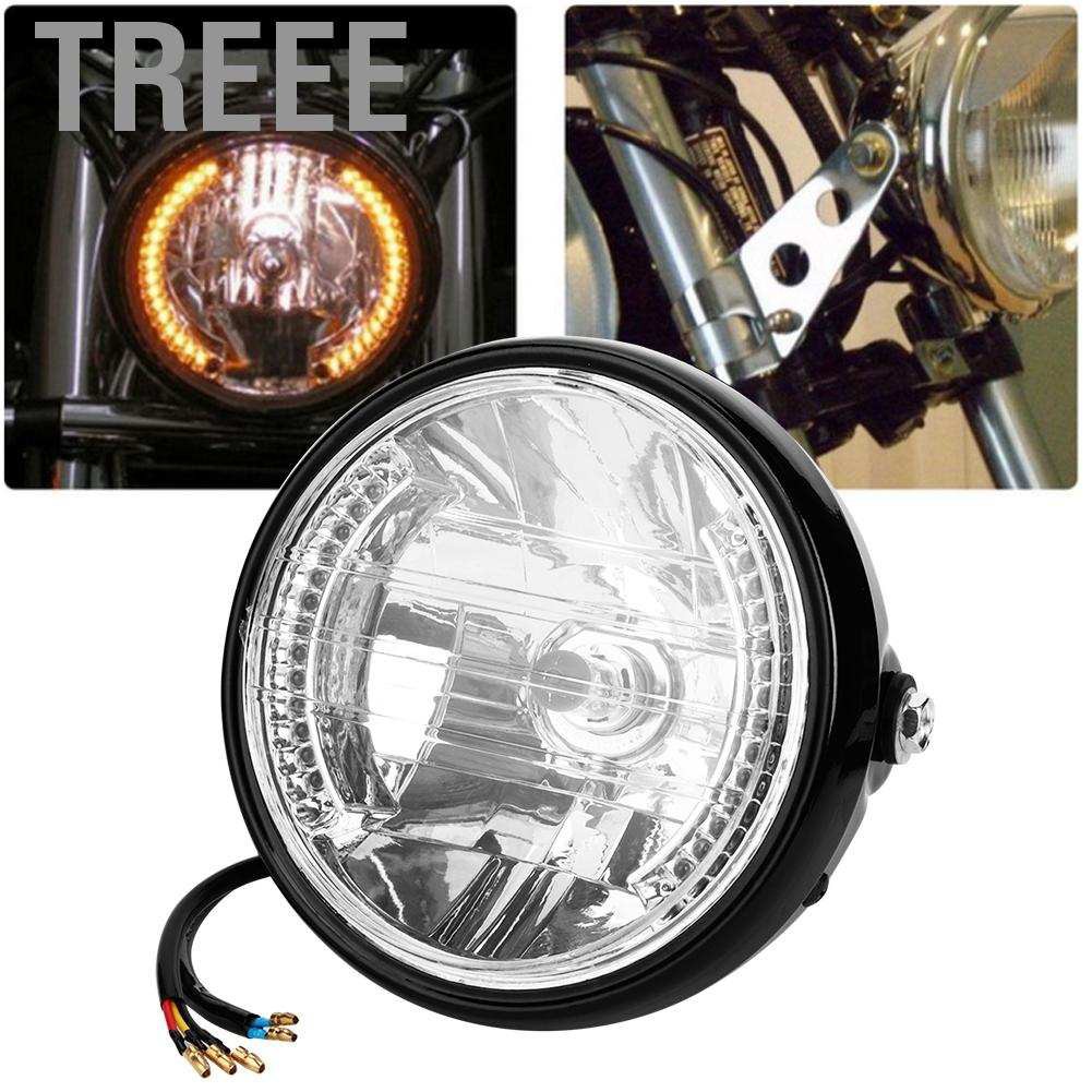 Đèn Pha Cho Xe Mô Tô 7 Inch Kèm Giá Đỡ