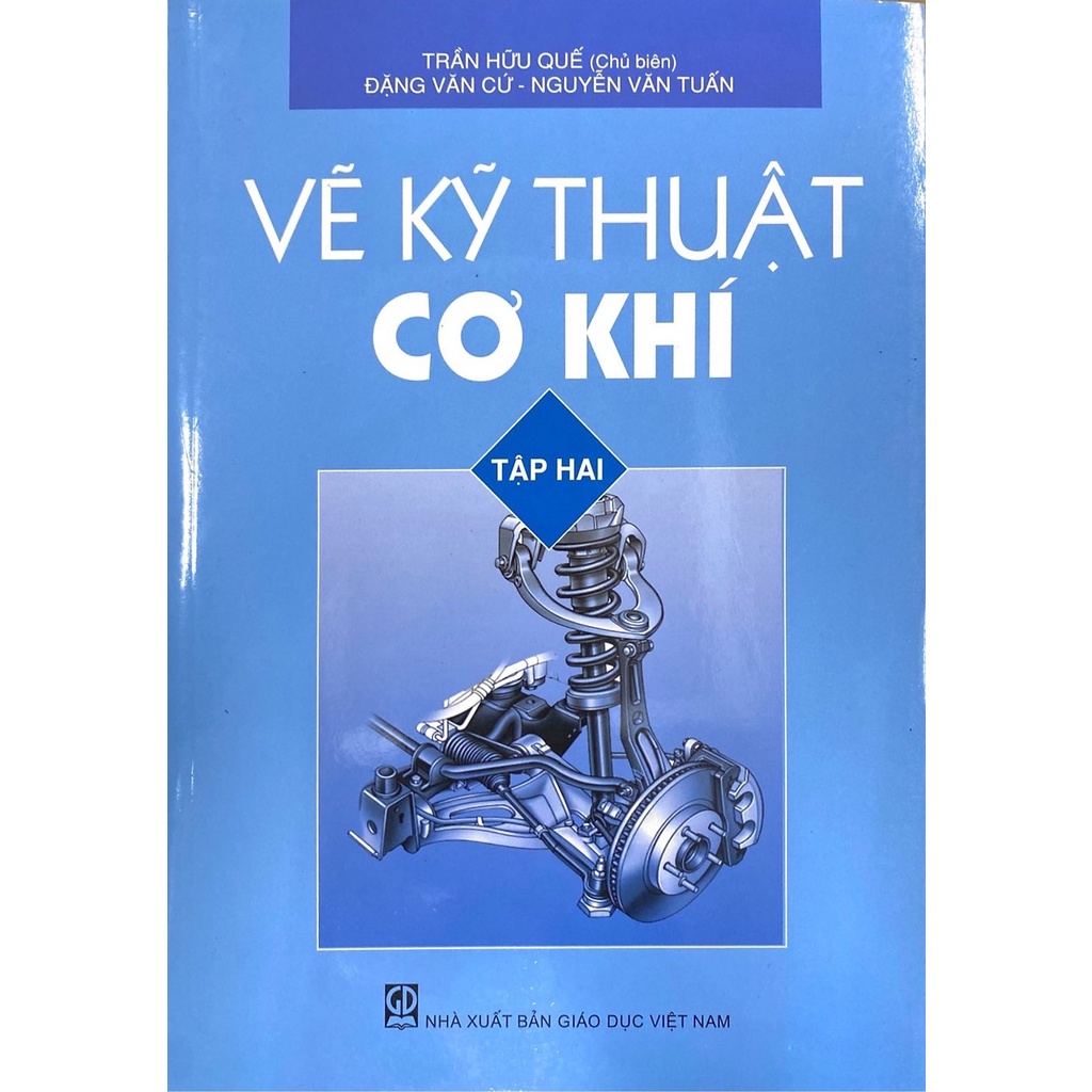 Sách - Combo Vẽ kỹ thuật cơ khí tập 2 + bài tập - TB lần 6 năm 2020
