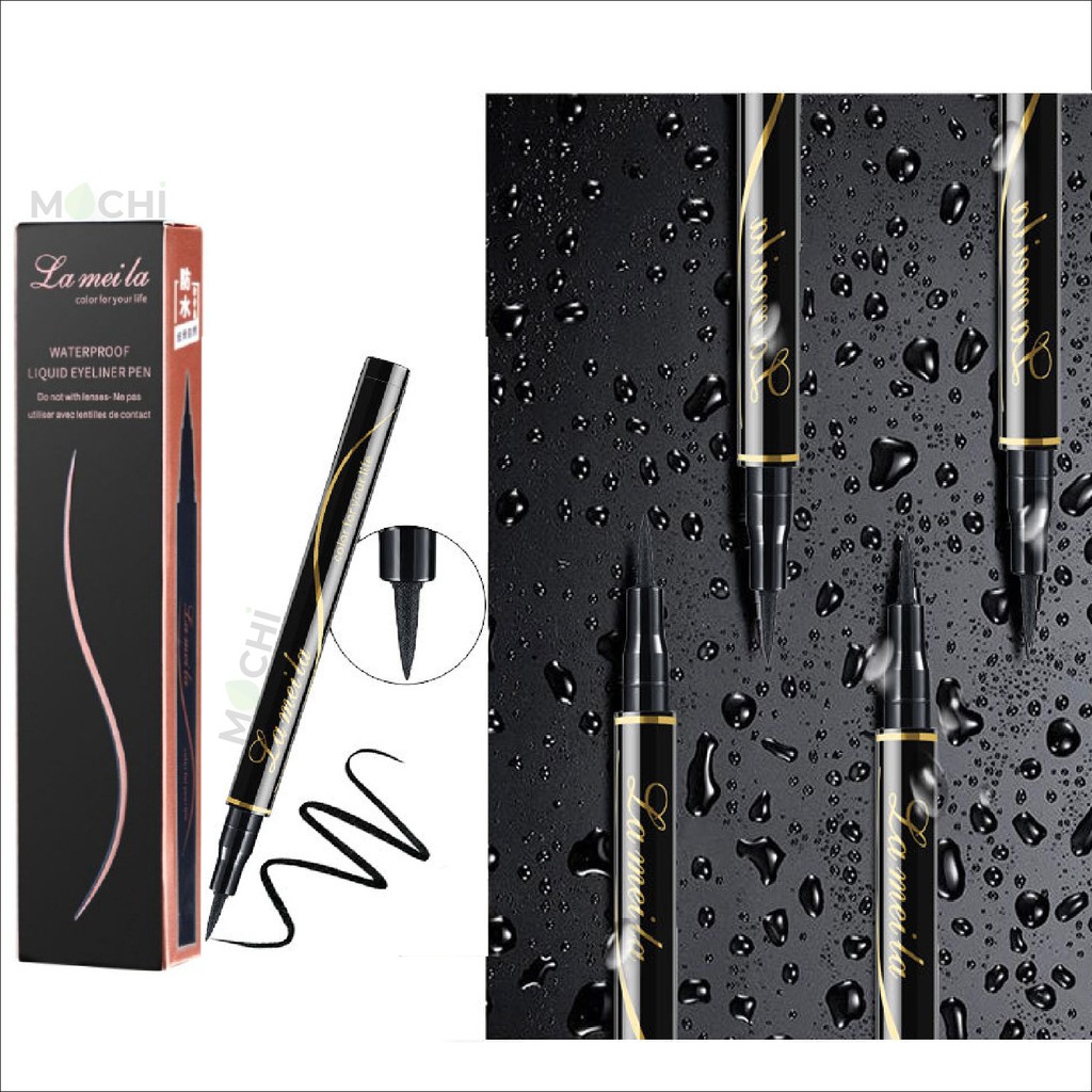 Bút Kẻ Mắt Nước Lâu Trôi Không Thấm Nước Lameila Eyeliner Bút Dạ Kẻ Mắt Mèo Trang Điểm Mắt Nội Địa Trung MOCHI SHOP