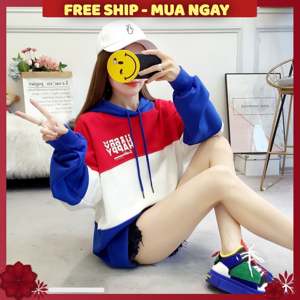 ÁO HOODIE NỮ áo khoác hoodie VẢI NỈ NHIỀU MÀU ( HBBD) AO HOODIE FREE SIZE DƯỚI 60KG