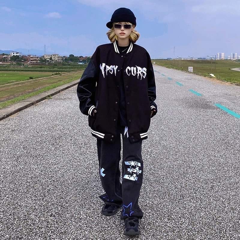 Áo khoác nỉ PSY tay da HD12