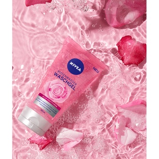 Sữa rửa mặt nivea hoa hồng dạng gel mát lạnh