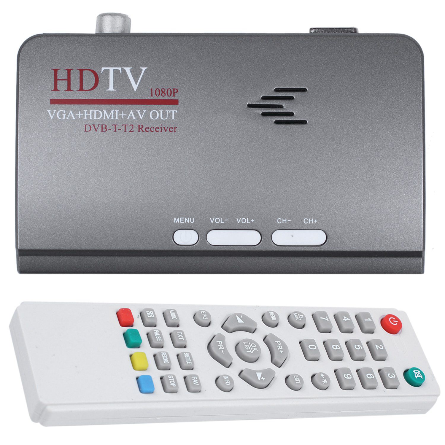 Đầu Cắm Chuyển Đổi Tv Thường Thành Smart Tv 1080p Hd Dvb-T2 / T