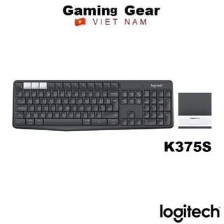 Bàn phím không dây Logitech K375s kèm giá đỡ ( USB , Bluetooth , Laptop/Tablets )