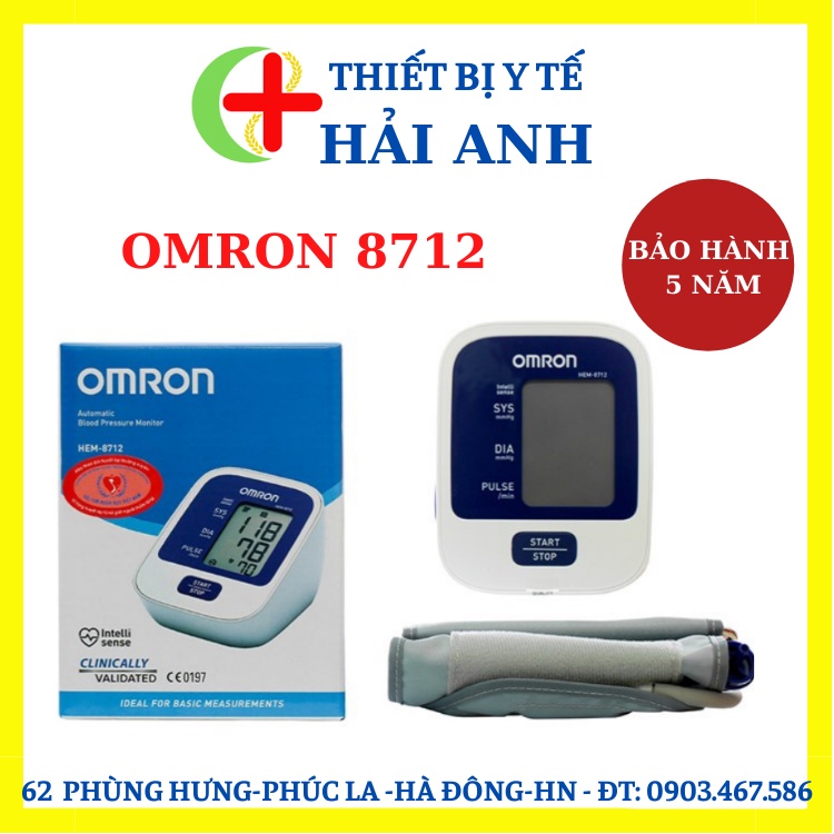 Máy Đo Huyết Áp Bắp Tay Omron HEM - 8712 BH 5 Năm Chính Hãng