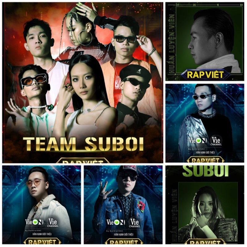 10-30 hình dán Stickers Rap Việt 2020 decal