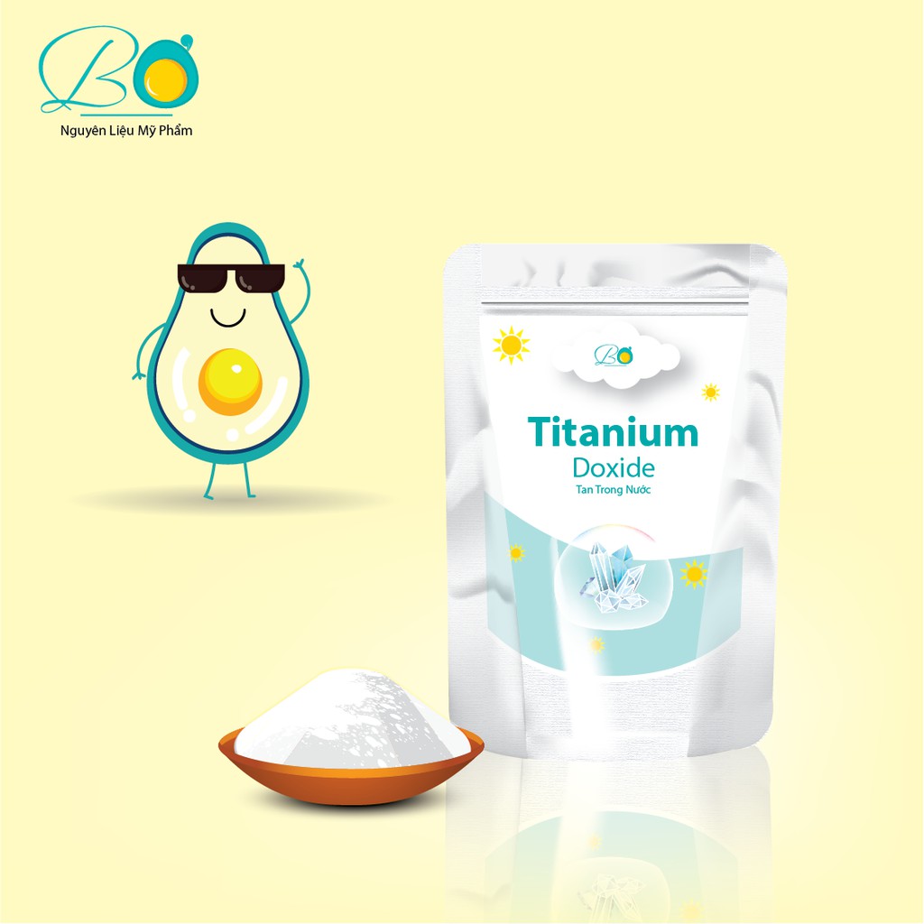 Chất Chống Nắng & Tạo Nền Sáng Titanium Dioxide (Tan trong nước)