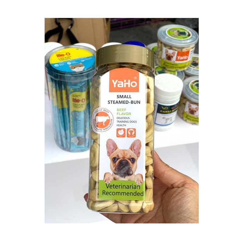 [Tăng Canxi] 2 Viên Bánh Thưởng Snack Happy Viên Dành Cho Chó Nhiều Vị Làm Sạch Răng Miệng Thơm - Bobo Pet Shop Hà Nội