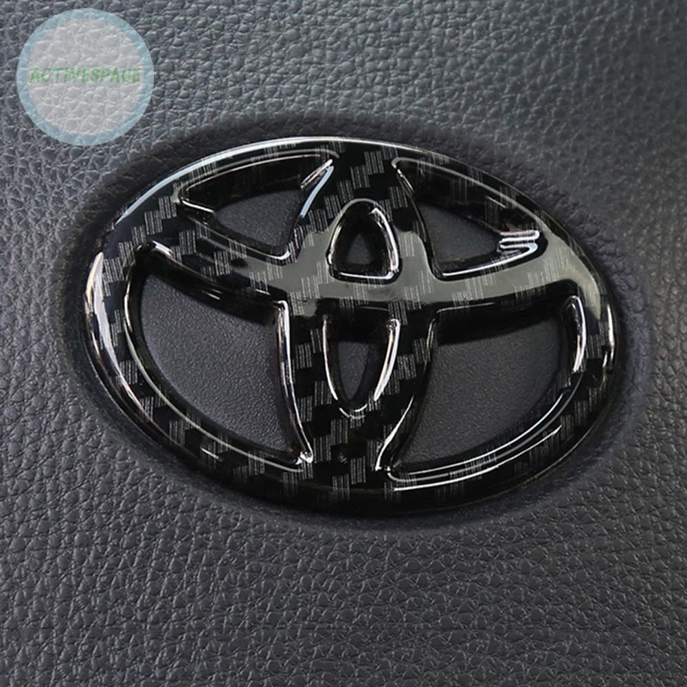 Carbon Fiber Car Steering Wheel Auto Logo Stickers Badge Decal for 1819 Toyota KKDvHgsf vvBcWt fxfpTL