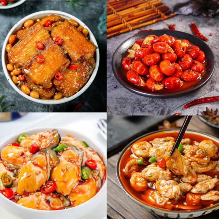 Hải Sản Sốt Cay Đóng Hộp - Ẩm Thực Trung Hoa | BigBuy360 - bigbuy360.vn