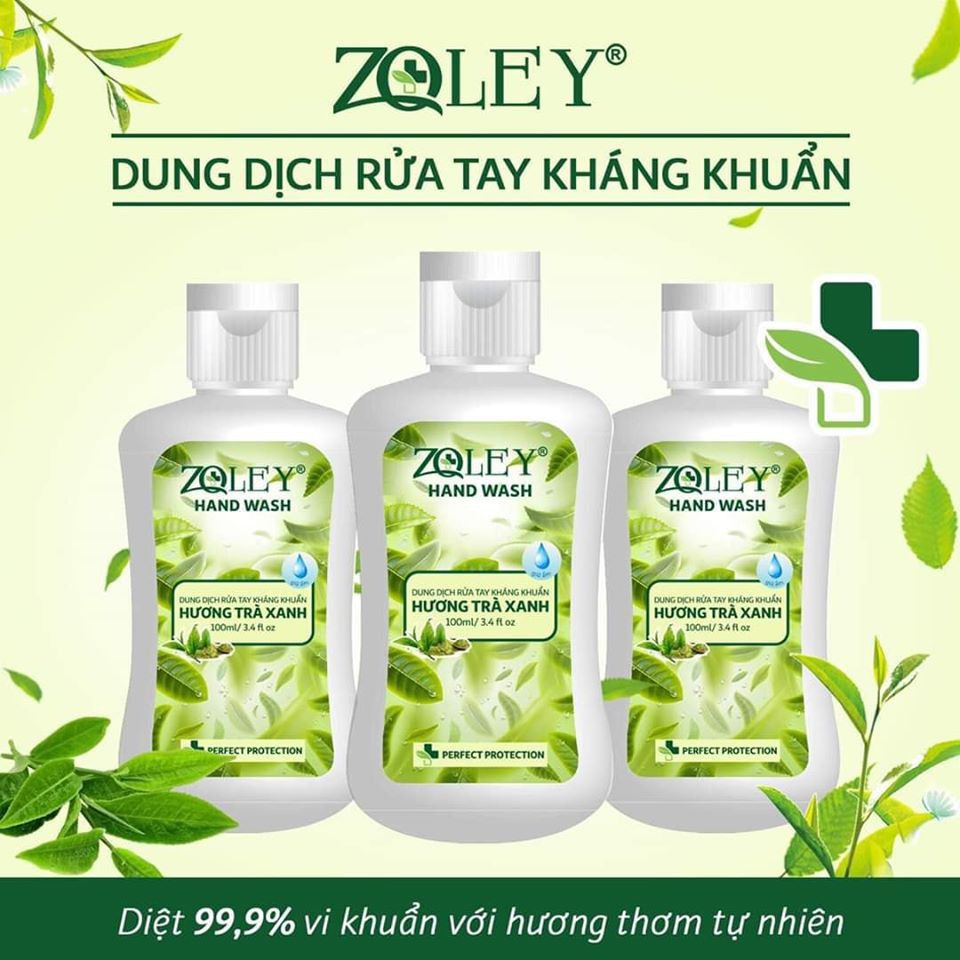 Nước Rửa Tay Khô Kháng Khuẩn 99% Hương Thơm Dễ Chịu - Zoley