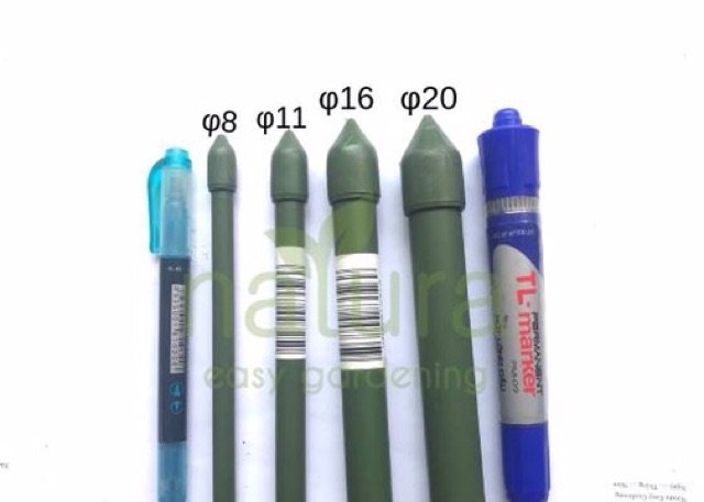 COMBO 5 Ống Thép Bọc Nhựa (Phi 11mm-Dài 180cm) Dùng làm Khung Đỡ,Giá Đỡ Hoa Hồng Leo,Giàn Leo Bầu Bí Mướp,Khung cây thép