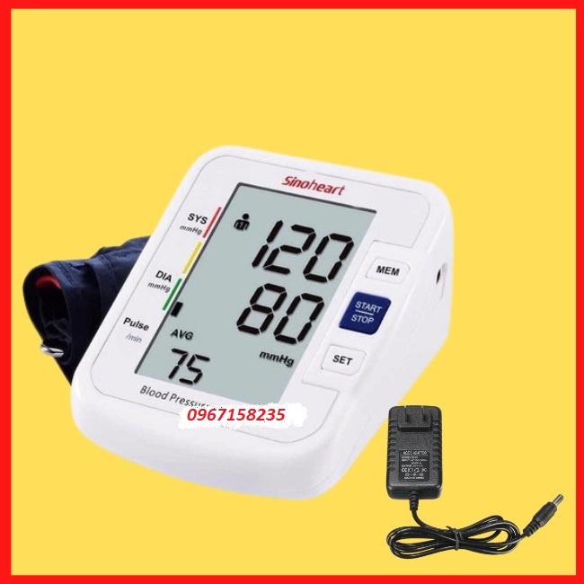 Máy đo huyết áp Sinocare BA-801 Công nghệ Đức [Nói tiếng Việt] và bộ đổi nguồn - Soliel Shop