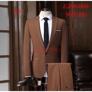 BỘ VEST NAM CAO CẤP( QUẦN ÂU + ÁO VEST)
