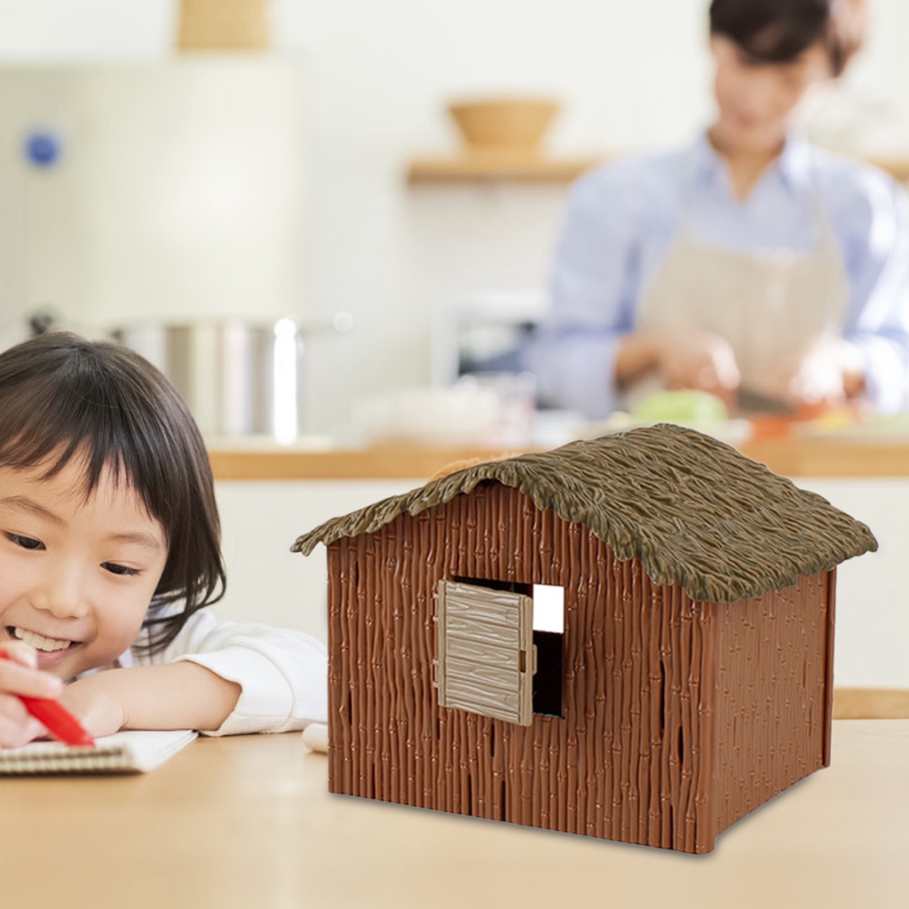 Mô Hình Ngôi Nhà Nông Trại Bằng Nhựa Diy Dành Cho Trẻ Em