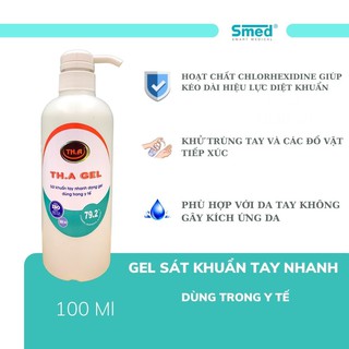 TH.A GEL rửa tay khô y tế chai 500ml