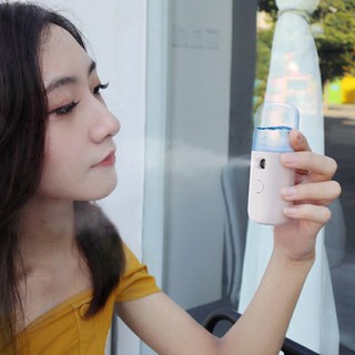 Máy Phun Sương Xông Hơi Mặt NaNo Mini Cầm Tay Hỗ Trợ Dưỡng Da Cấp Nước Tối Đa