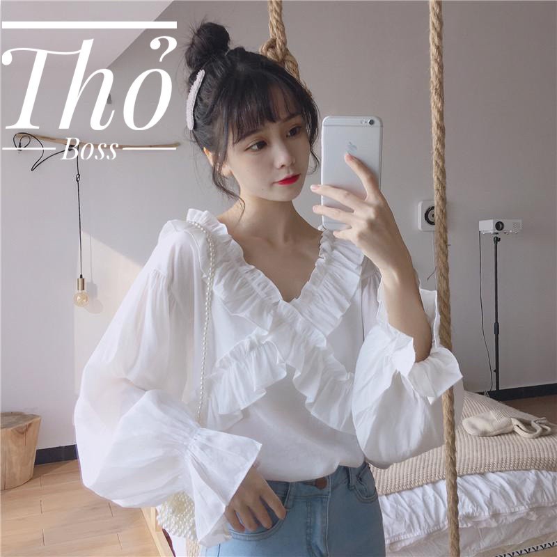 [Thanh Lý] A17 - Áo Bigsize tiểu thư form rộng