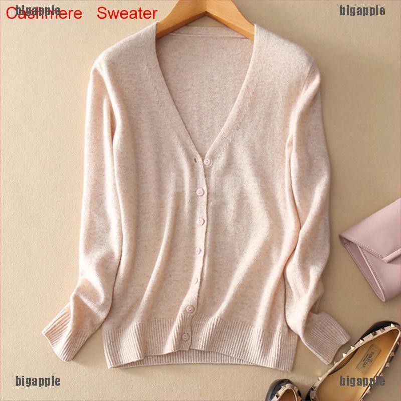 Áo cardigan nữ tay dài cổ chữ V thời trang quyến rũ