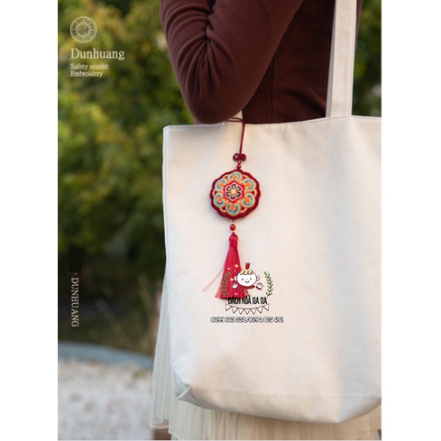 Kit thêu tay trang trí DIY / BỘ KIT TỰ THÊU 2021 Túi Thơm Đôn Hoàng Treo ô tô Decor nhà Túi xách·- Handmade Nana