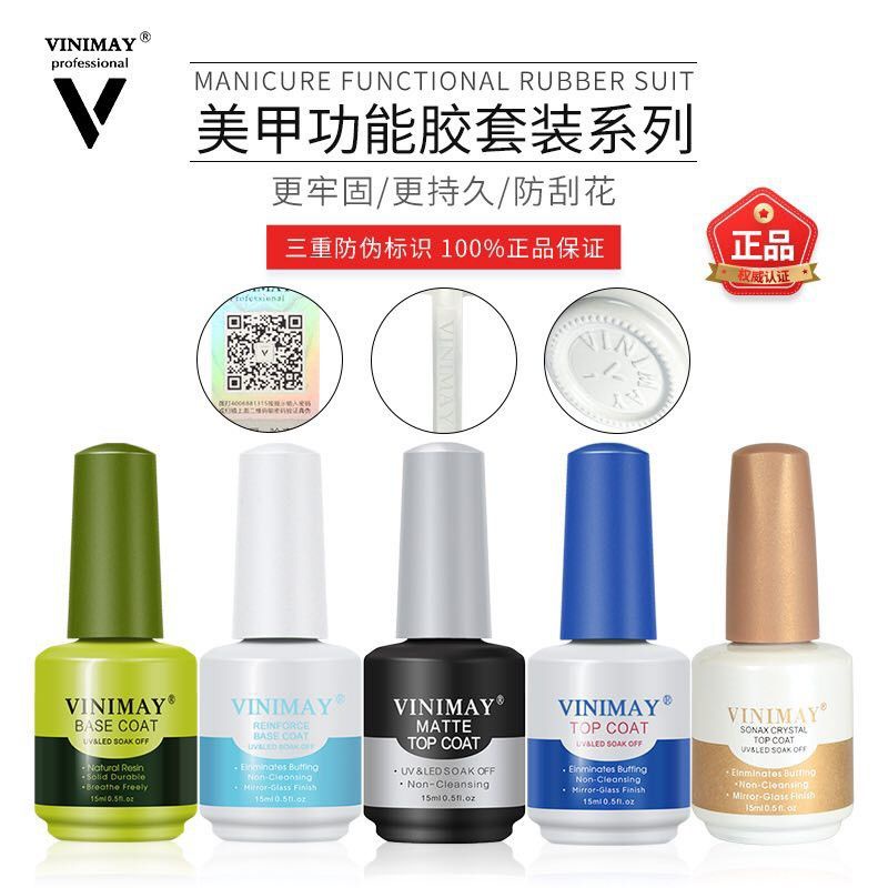 Top Coat Vinimay chính hãng - top phủ bóng chuyên dụng cho dân làm móng