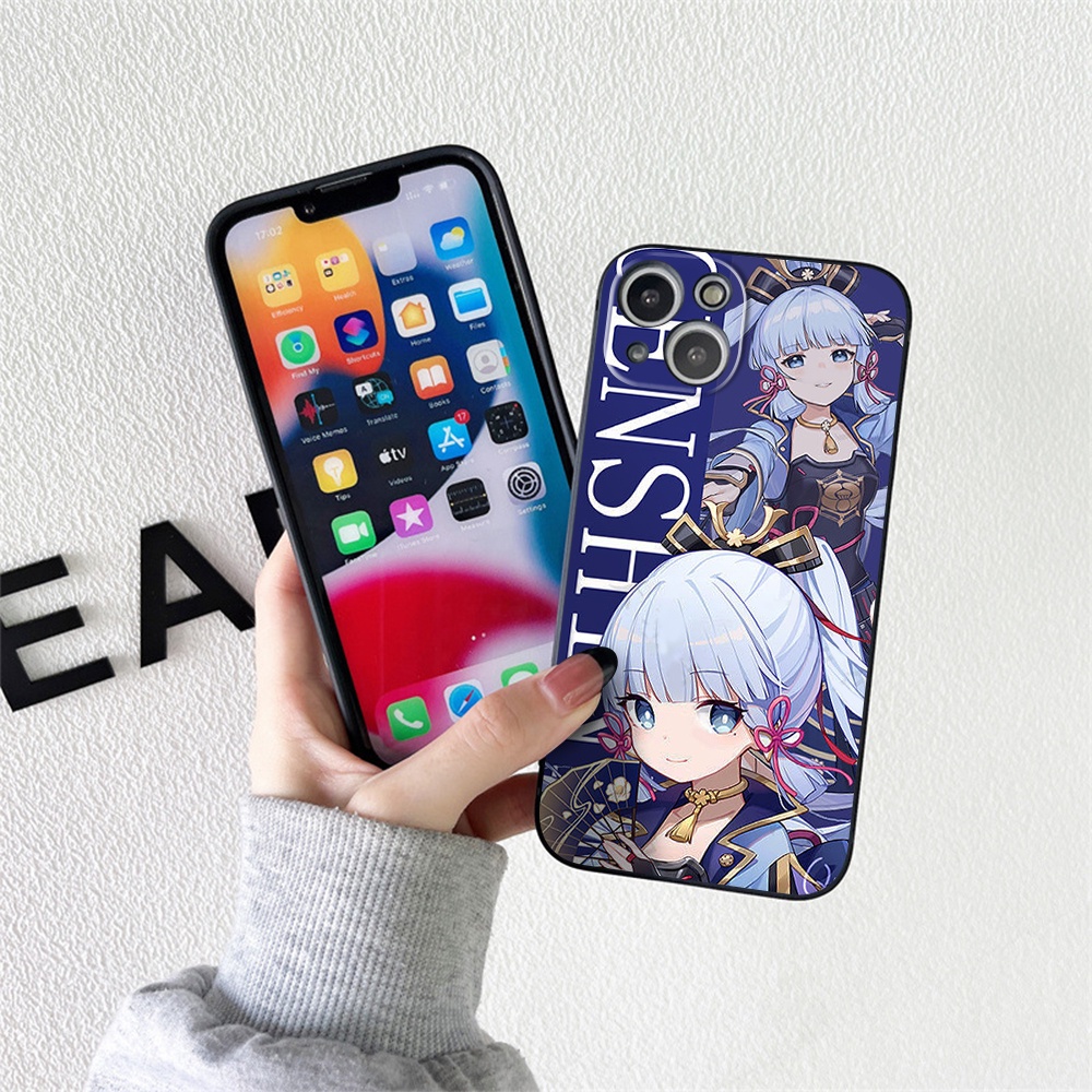 Ốp Điện Thoại Màu Đen Họa Tiết Vân Đá Cho iPhone 11 13 pro max 6 6s 7 8 Plus X XR XS max SE 2020 12 pro max 12Mini
