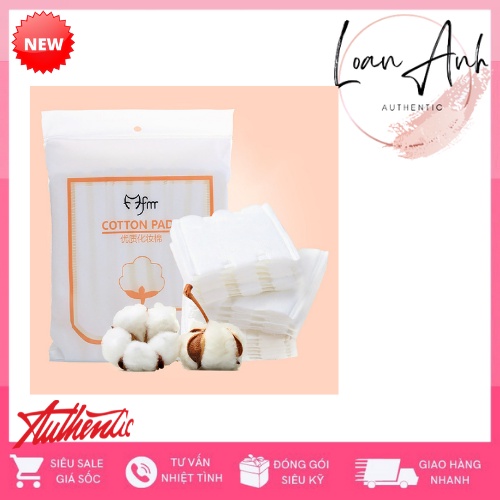 Bông Tẩy Trang 3 Lớp Cotton Pads 222 miếng chât lượng mẫu mới cao cấp 2021