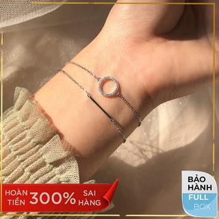 🌟SALE SỐC🌟 Trang sức bạc 925 lắc tay Bạc 925 Thư Ký Kim Hàn Quốc Daisy LT4 Full box bảo hành trang sức bạc 12 tháng