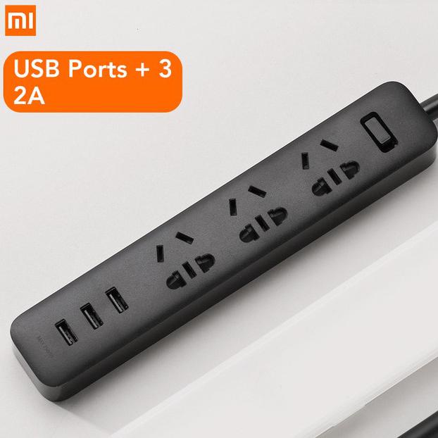 Phích Cắm Thông Minh Xiaomi Mi 3 Cổng Usb 2a Mã 815